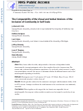 Cover page: The comparability of the visual and verbal versions of the Inclusion of Community in Self scale.