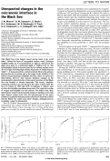 Cover page: Unexpected changes in the oxic/anoxic interface in the Black Sea