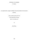 Cover page: A Longitudinal Study of Aggression in People with Autism and Other Neurodevelopmental Disabilities