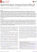 Cover page: The Evolutionary Histories of Antiretroviral Proteins SERINC3 and SERINC5 Do Not Support an Evolutionary Arms Race in Primates