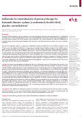 Cover page: Infliximab for intensification of primary therapy for Kawasaki disease: a phase 3 randomised, double-blind, placebo-controlled trial