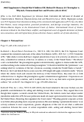 Cover page: 2023 Supplement to Donald Earl Childress III, Michael D. Ramsey &amp; Christopher A. Whytock, Transnational Law and Practice (2d ed. 2021)