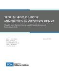 Cover page: Sexual and Gender Minorities in Western Kenya