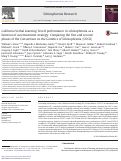 Cover page: California Verbal Learning Test-II performance in schizophrenia as a function of ascertainment strategy: comparing the first and second phases of the Consortium on the Genetics of Schizophrenia (COGS).