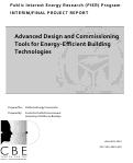 Cover page: Advanced Design and Commissioning Tools for Energy-Efficient Building Technologies