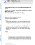 Cover page: Assessing the accuracy of contact and distance predictions in CASP14