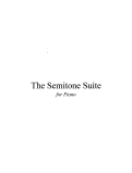 Cover page: The Semitone Suite