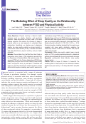 Cover page: The mediating effect of sleep quality on the relationship between PTSD and physical activity.