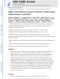 Cover page: Higher cortical thickness/volume in Alzheimer’s-related regions: protective factor or risk factor?