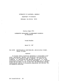 Cover page: Alternative Approaches to Development Economics: An Evaluation