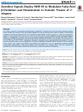 Cover page: Germline Signals Deploy NHR-49 to Modulate Fatty-Acid β-Oxidation and Desaturation in Somatic Tissues of C. elegans