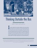 Cover page: Thinking Outside the Bus