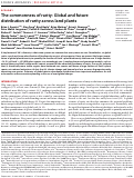 Cover page: The commonness of rarity: Global and future distribution of rarity across land plants