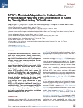 Cover page: NPGPx-Mediated Adaptation to Oxidative Stress Protects Motor Neurons from Degeneration in Aging by Directly Modulating O-GlcNAcase