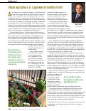 Cover page: Urban agriculture is a gateway to healthy foods