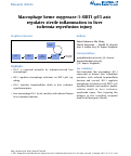 Cover page: Macrophage heme oxygenase-1-SIRT1-p53 axis regulates sterile inflammation in liver ischemia-reperfusion injury.