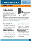 Cover page: Census Snapshot: Rhode Island