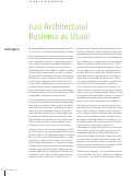Cover page: Just Architectural Business as Usual      [To Rally Discussion]