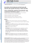 Cover page: Associations of Preexisting Vascular Risk Factors With Outcomes After Traumatic Brain Injury: A TRACK-TBI Study.