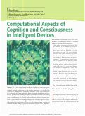 Cover page: Computational Aspects of Cognition and Consciousness in Intelligent Devices