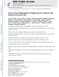 Cover page: Phase II Trial of Nelipepimut-S Peptide Vaccine in Women with Ductal Carcinoma In Situ.