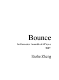 Cover page: Bounce