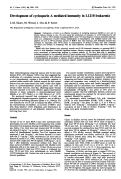 Cover page: Development of cyclosporin A mediated immunity in L1210 leukaemia.