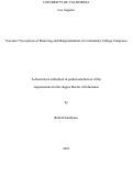 Cover page: Veterans’ Perceptions of Mattering and Marginalization on Community College Campuses