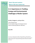 Cover page: U.S. Experiences in Tackling Energy and Environmental Challenges of Boiler System: