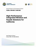 Cover page: High-Performance Integrated Window and Façade Solutions for California