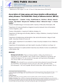 Cover page: Association of sleep apnea and sleep duration with peripheral artery disease: The Multi-Ethnic Study of Atherosclerosis (MESA)