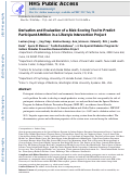 Cover page: Derivation and Evaluation of a Risk-Scoring Tool to Predict Participant Attrition in a Lifestyle Intervention Project