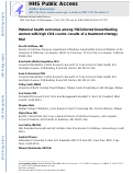 Cover page: Maternal health outcomes among HIV-infected breastfeeding women with high CD4 counts: results of a treatment strategy trial