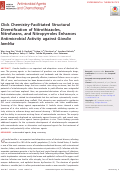 Cover page: Click Chemistry-Facilitated Structural Diversification of Nitrothiazoles, Nitrofurans, and Nitropyrroles Enhances Antimicrobial Activity against Giardia lamblia