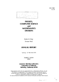 Cover page: PHYSICS, COMPUTER SCIENCE AND MATHEMATICS DIVISION. ANNUAL REPORT. 1 JANUARY - 31 DECEMBER 1979