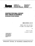 Cover page: Economic Conditions and Forces of Change in San Joaquin County