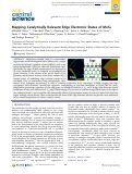 Cover page: Mapping Catalytically Relevant Edge Electronic States of MoS2