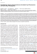 Cover page: Quantitatively imaging chromosomes by correlated cryo-fluorescence and soft x-ray tomographies.