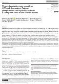 Cover page: The collaborative care model for HIV and depression: Patient perspectives and experiences from a safety-net clinic in the United States