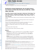 Cover page: Monitoring for Human Papillomavirus Vaccine Impact Among Gay, Bisexual, and Other Men Who Have Sex With Men—United States, 2012–2014