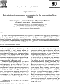 Cover page: Potentiation of anandamide hypotension by the transport inhibitor, AM404