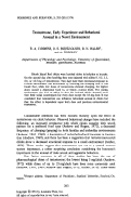 Cover page: Testosterone, early experience and behavioral arousal in a novel environment