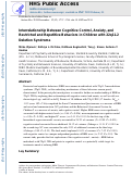 Cover page: Interrelationship Between Cognitive Control, Anxiety, and Restricted and Repetitive Behaviors in Children with 22q11.2 Deletion Syndrome.