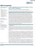 Cover page: Gentle topography increases vertical transport of coarse dust by orders of magnitude