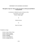 Cover page: Through the Grapevine: Essays on the Consequences of Interpersonal Political Communication