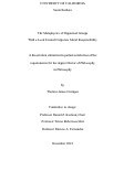 Cover page: The Metaphysics of Organized Groups With a Look Toward Corporate Moral Responsibility