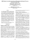 Cover page: ERP Evidence for an Interaction between Phonological and Semantic Processes in Masked Priming Tasks