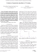 Cover page: Evaluation of Segmentation Algorithms in CT Scanning