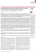 Cover page: Residential greenness and mortality in oldest-old women and men in China: a longitudinal cohort study.