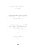 Cover page: Distributed Economic Model Predictive Control of a Catalytic Reactor: Evaluation of Sequential and Iterative Architectures